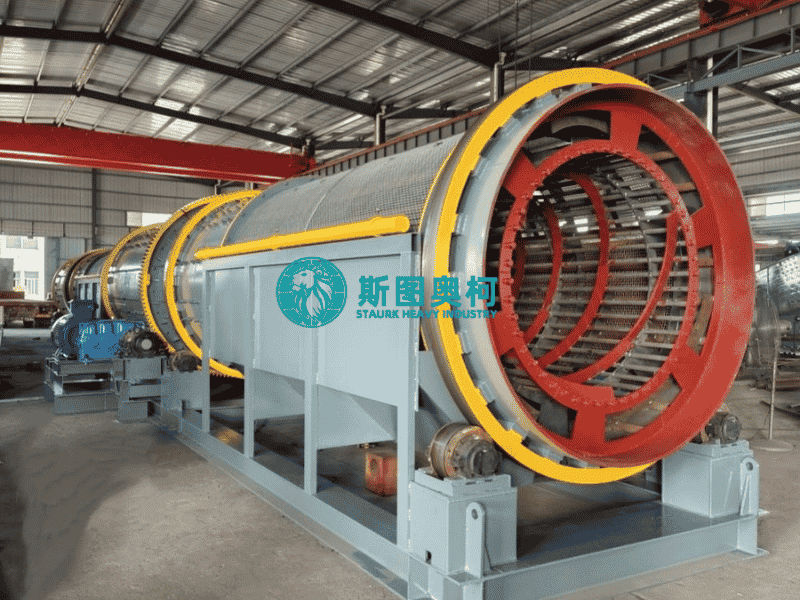 Working principle of stone scrubber