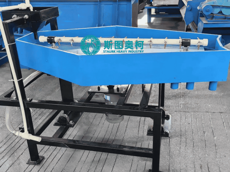 Gold Gemini shaking table for rare metal beneficiation