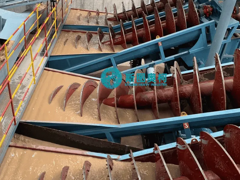 screw sand washing machine