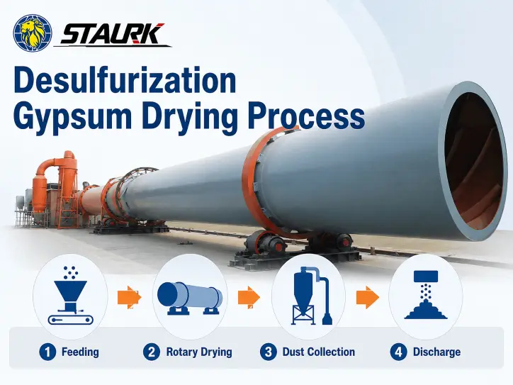 Desulfurization Gypsum Drying Process