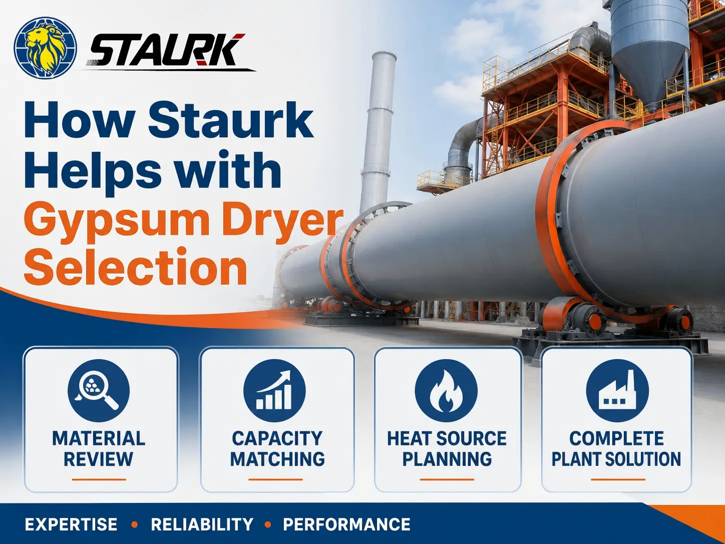 How Staurk Helps with Desulfurization Gypsum Dryer Selection