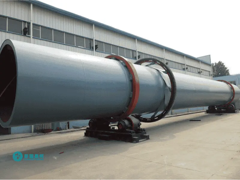 Rotary dryer for sand drying plant