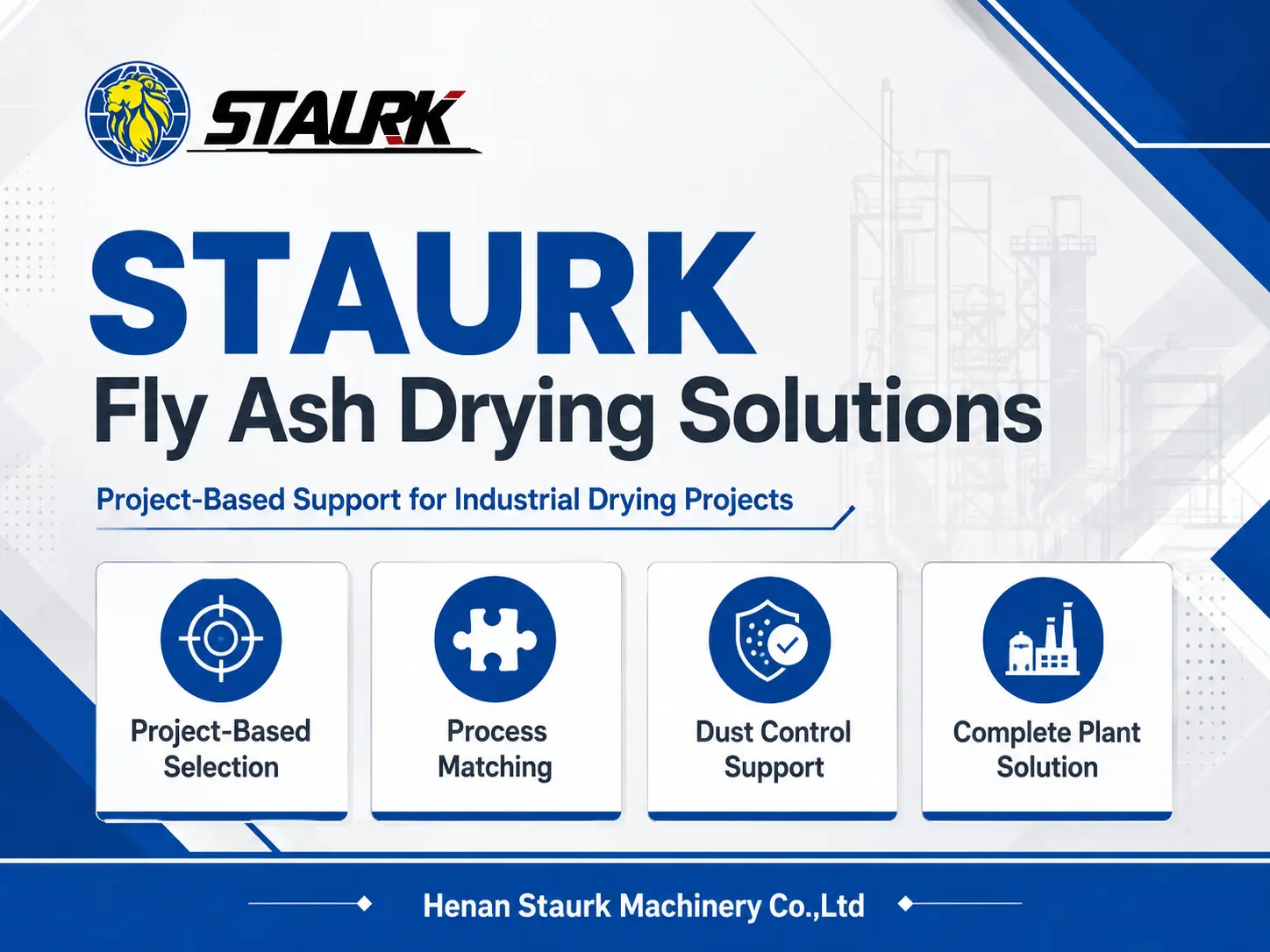 Staurk fly ash drying solutions