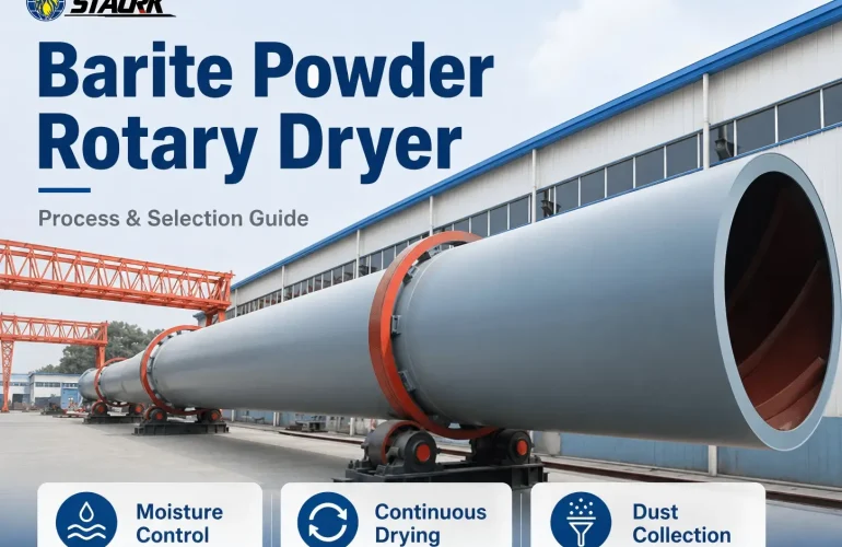 Barite Powder Rotary Dryer
