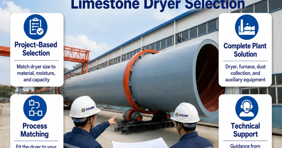 How Staurk Helps with Limestone Dryer Selection