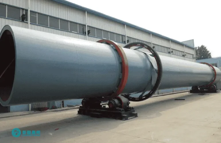 Rotary dryer for sand drying plant