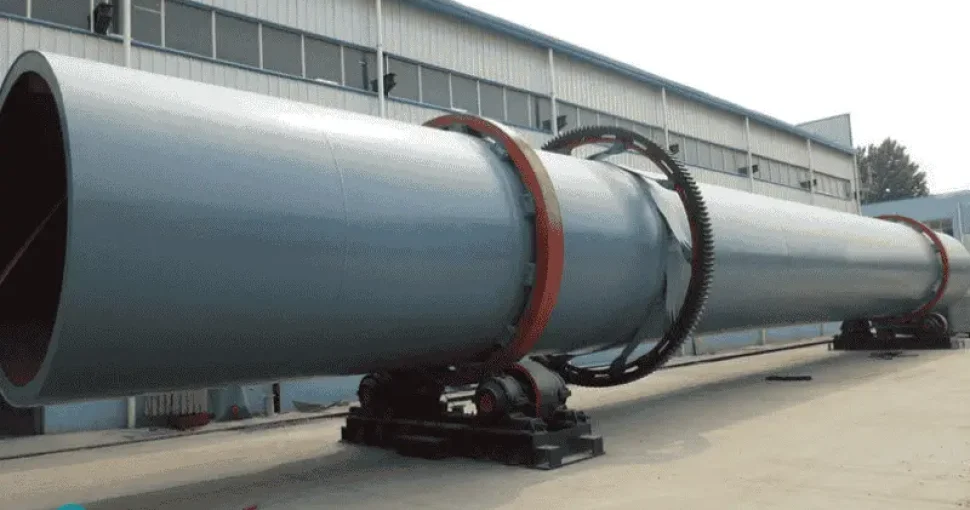 Rotary dryer for sand drying plant